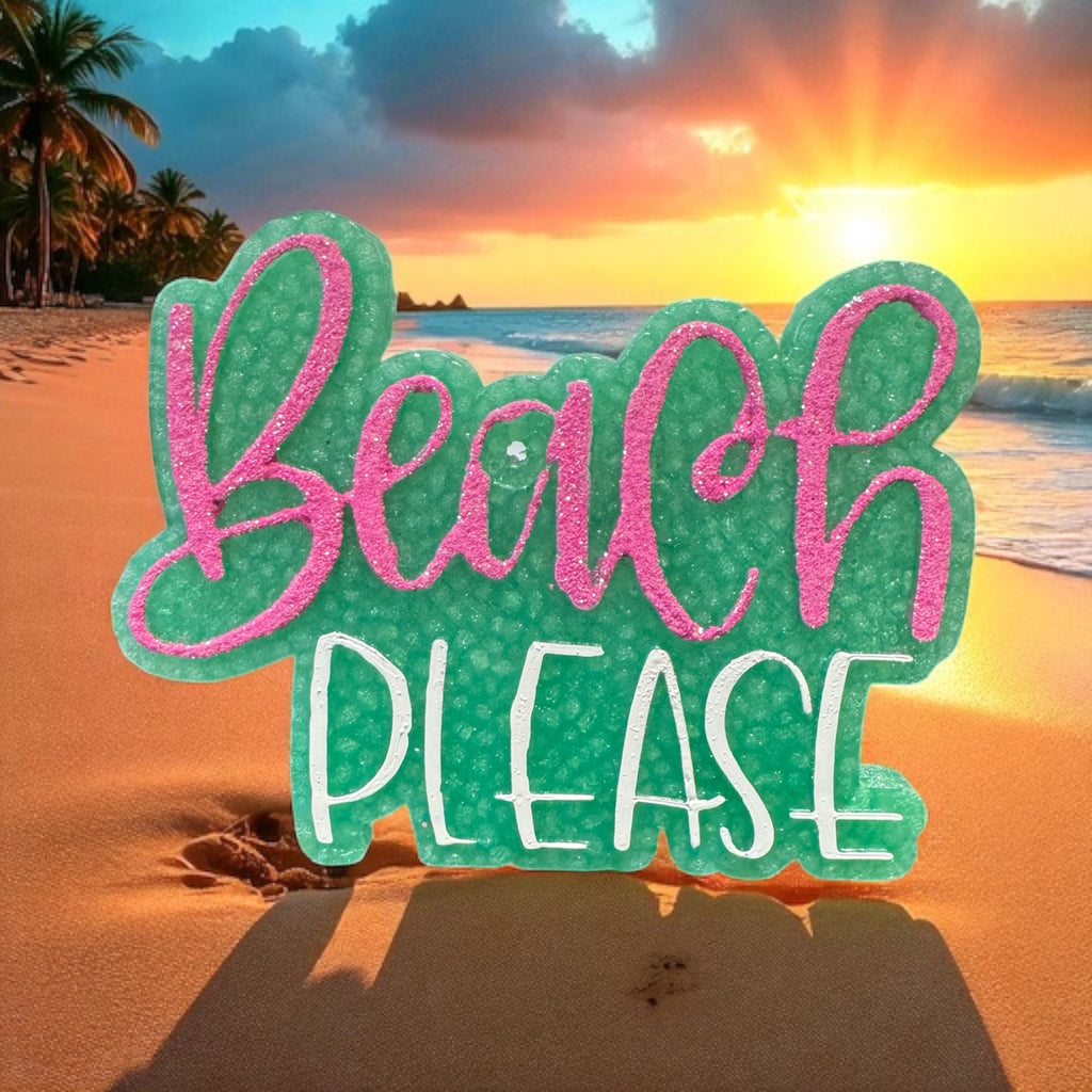 Beach Please Car Freshie