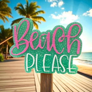 Beach Please Car Freshie