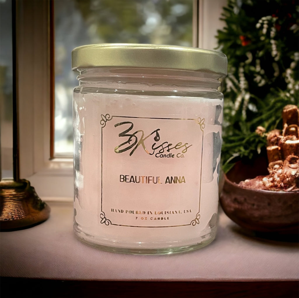 7oz. Candle- Beautiful Anna