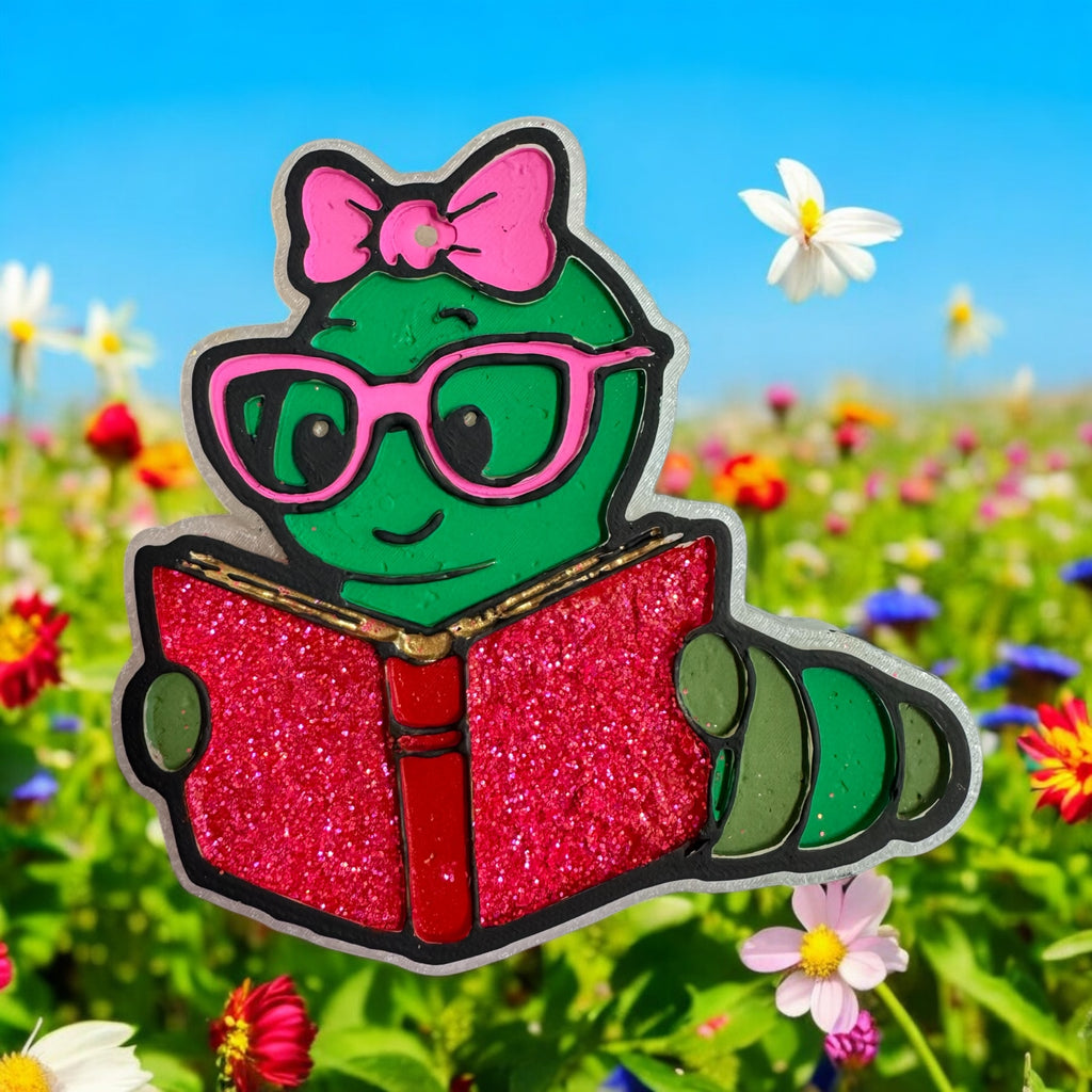 Book Worm Car Freshie