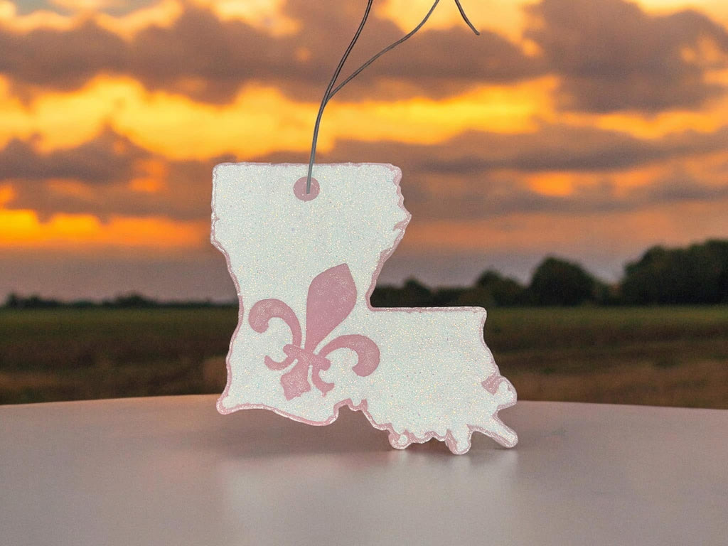 LA Fleur De Lis Car Freshie