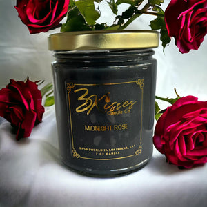 7oz. Candle- Midnight Rose
