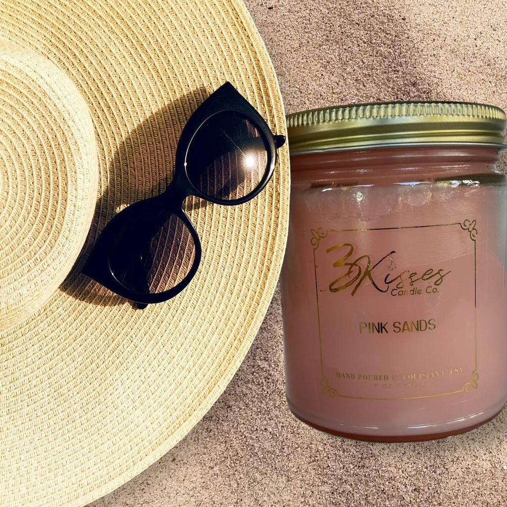7oz. Candle- Pink Sand